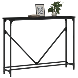 Stolik konsolowy, czarny, 102x22,5x75 cm