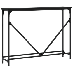 Stolik konsolowy, czarny, 102x22,5x75 cm