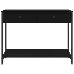 Stolik konsolowy, czarny, 100x34,5x75 cm