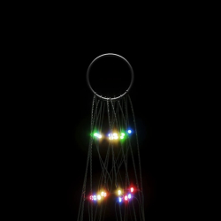 Choinka z lampek, na maszt, 550 kolorowych LED, 300 cm