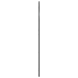 Lustro ścienne, czarne, 100x130 cm, zakończone łukiem, żelazo