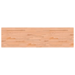 Blat do stołu roboczego, 200x55x2,5 cm, lite drewno bukowe