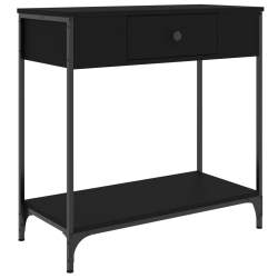 Stolik konsolowy, czarny, 75x34,5x75 cm