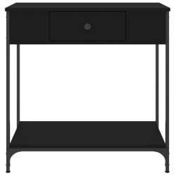 Stolik konsolowy, czarny, 75x34,5x75 cm