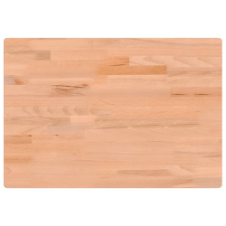 Blat do stołu roboczego, 80x55x2,5 cm, lite drewno bukowe