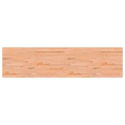 Blat do stołu roboczego, 220x55x2,5 cm, lite drewno bukowe