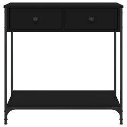 Stolik konsolowy, czarny, 75x34,5x75 cm