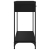 Stolik konsolowy, czarny, 75x34,5x75 cm