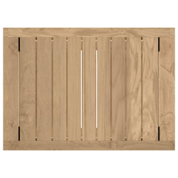Ławka łazienkowa, 50x35x45 cm, lite drewno tekowe