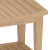 Ławka łazienkowa, 50x35x45 cm, lite drewno tekowe