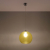 Lampa wisząca BALL żółta