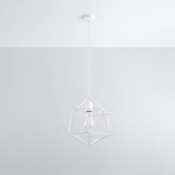 Lampa wisząca GASPARE biała