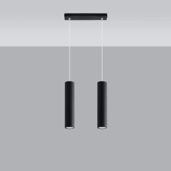 Lampa wisząca LAGOS 2 czarny