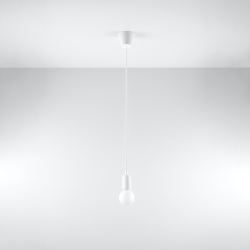 Lampa wisząca DIEGO 1 biała