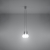 Lampa wisząca DIEGO 3 biała