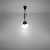 Lampa wisząca DIEGO 3 czarna