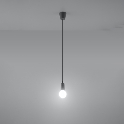 Lampa wisząca DIEGO 1 szara
