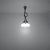 Lampa wisząca DIEGO 5 szara