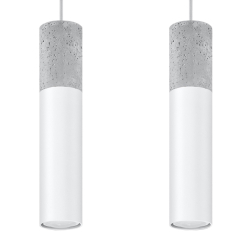 Lampa wisząca BORGIO 2 biały