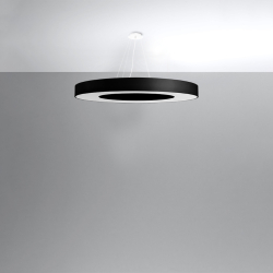Żyrandol SATURNO SLIM 90 czarny