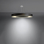 Żyrandol SATURNO SLIM 90 czarny