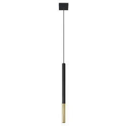 Lampa wisząca MOZAICA 1 czarny/złoto