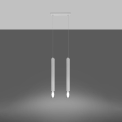 Lampa wisząca WEZYR 2 biała