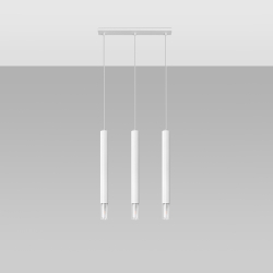Lampa wisząca WEZYR 3 biała