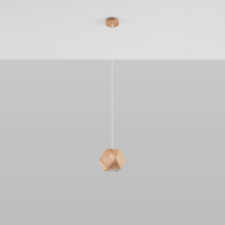 Lampa wisząca WOODY naturalne drewno