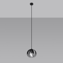 Lampa wisząca TULOS 1 czarna