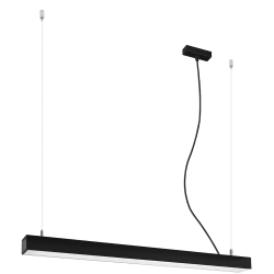 Lampa wisząca PINNE 90 czarna 3000K