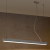Lampa wisząca PINNE 90 szara 3000K
