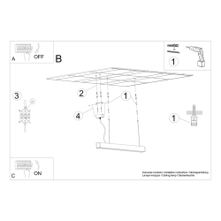 Lampa wisząca PINNE 117 czarna 4000K