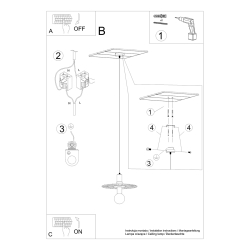 Lampa wisząca SIRKEL 30 czarny