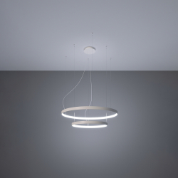 Żyrandol RIO 2 55/78 biały LED 4000K