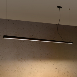 Lampa wisząca PINNE 200 czarna 3000K