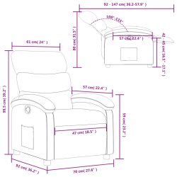 Fotel rozkładany, jasnoszary, tapicerowany tkaniną
