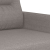Sofa 2-osobowa, kolor taupe, 120 cm, tapicerowana tkaniną