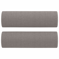 2-cz. komplet wypoczynkowy z poduszkami, taupe, tkanina