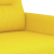 Sofa 2-osobowa, jasnożółta, 140 cm, tapicerowana tkaniną