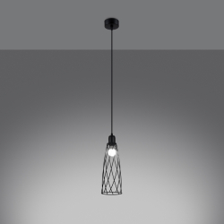 Lampa wisząca SUBA 1 czarna