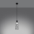 Lampa wisząca SUBA 1 czarna