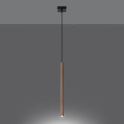 Lampa wisząca PASTELO 1 drewno