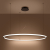 Żyrandol RISA 120 czarny LED 3000K
