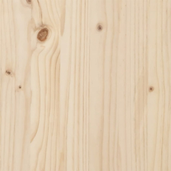 Rabata ogrodowa z płotkiem, 200x50x70 cm, drewno sosnowe