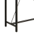 Stolik barowy, 110x55x107 cm, lite drewno mango i żelazo