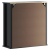 Wisząca szafka łazienkowa BERG, czarna, 69,5x27x71,5 cm, drewno