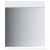 Lustro łazienkowe z półką BERG, białe, 60x12x70 cm, drewno