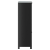 Szafka łazienkowa BERG, czarna, 69,5x34x110 cm, drewno sosnowe