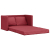 Sofa podłogowa 2-w-1, kolor wina, 112x174x55 cm, sztuczna skóra